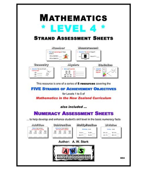 MS4:  Single Level Assessment Series - Book 4