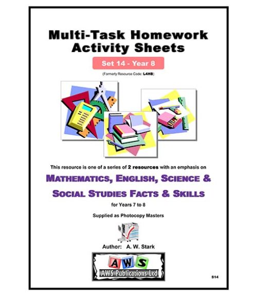 S14:  Multi-Task Activity Sheets - Set 14 / Year 8