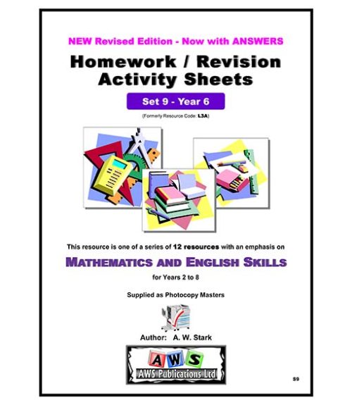 S9:  Mathematics & English Activity Sheets - Set 9 / Year 6